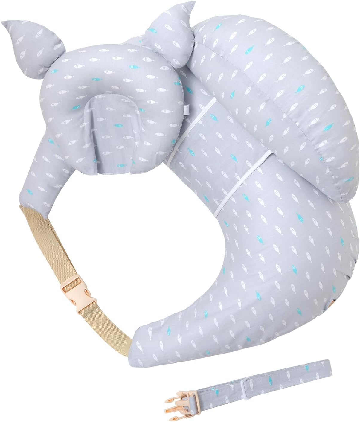 Nursing Pillow for Breastfeeding with Adjustable Waist Strap