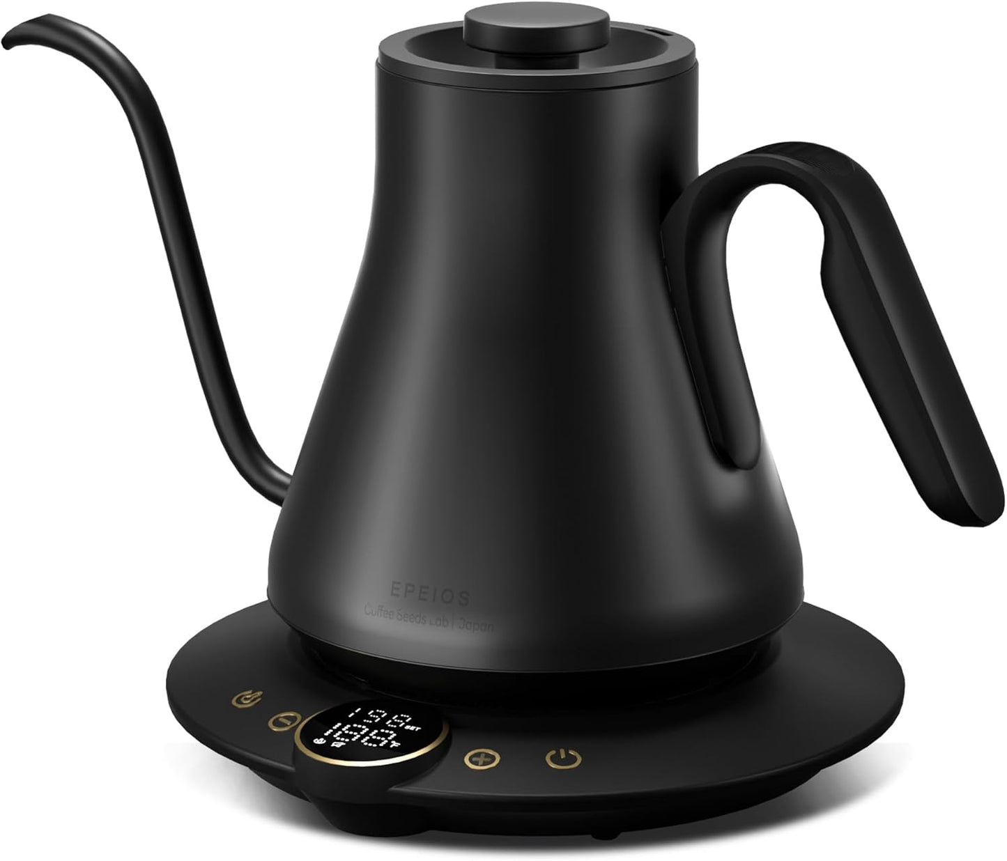 Gooseneck Electric Kettle with 1F Temp Control for Perfect Brews