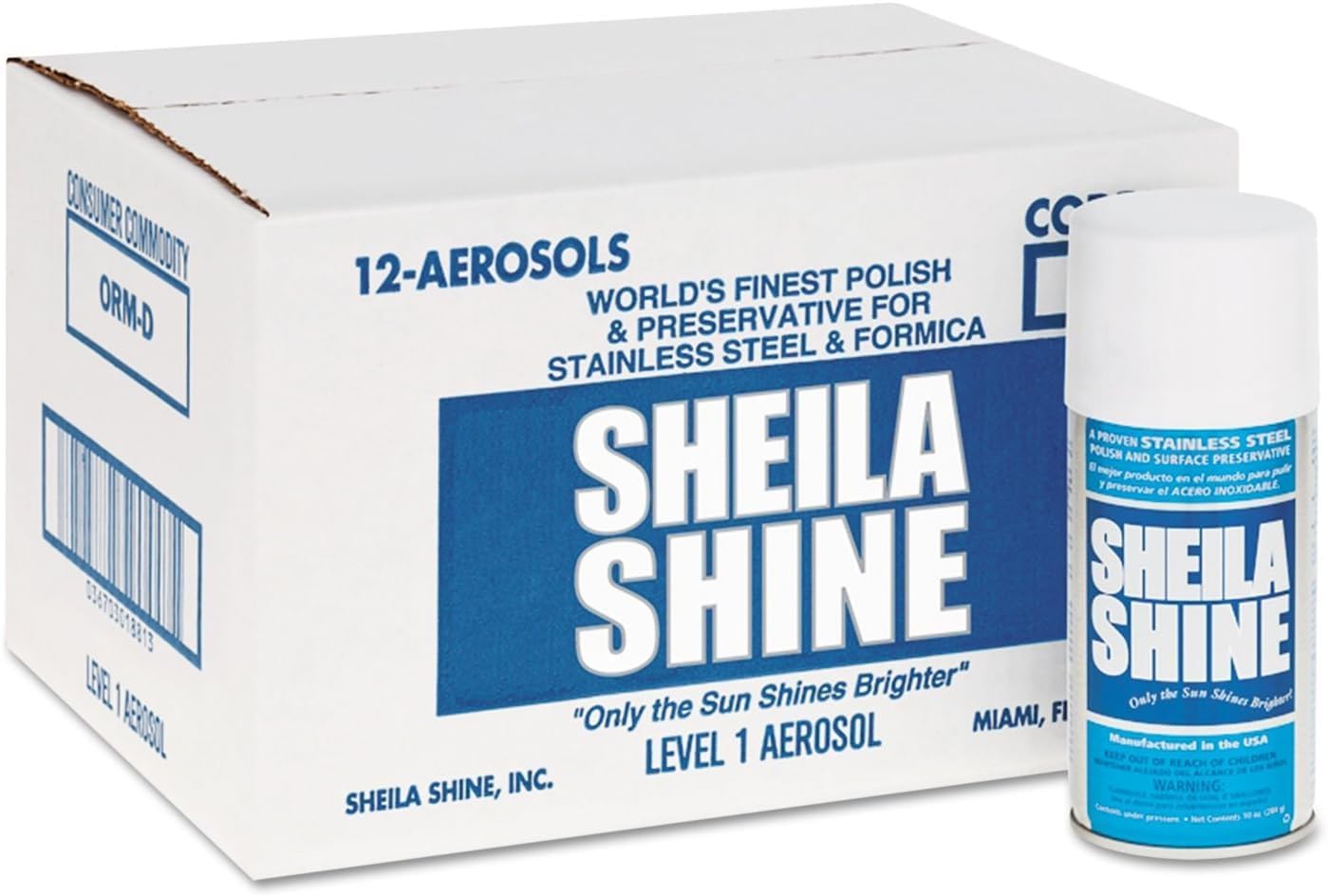 Sheila Shine Stainless Steel Polish & Cleaner - 12 Pack of 10 Oz