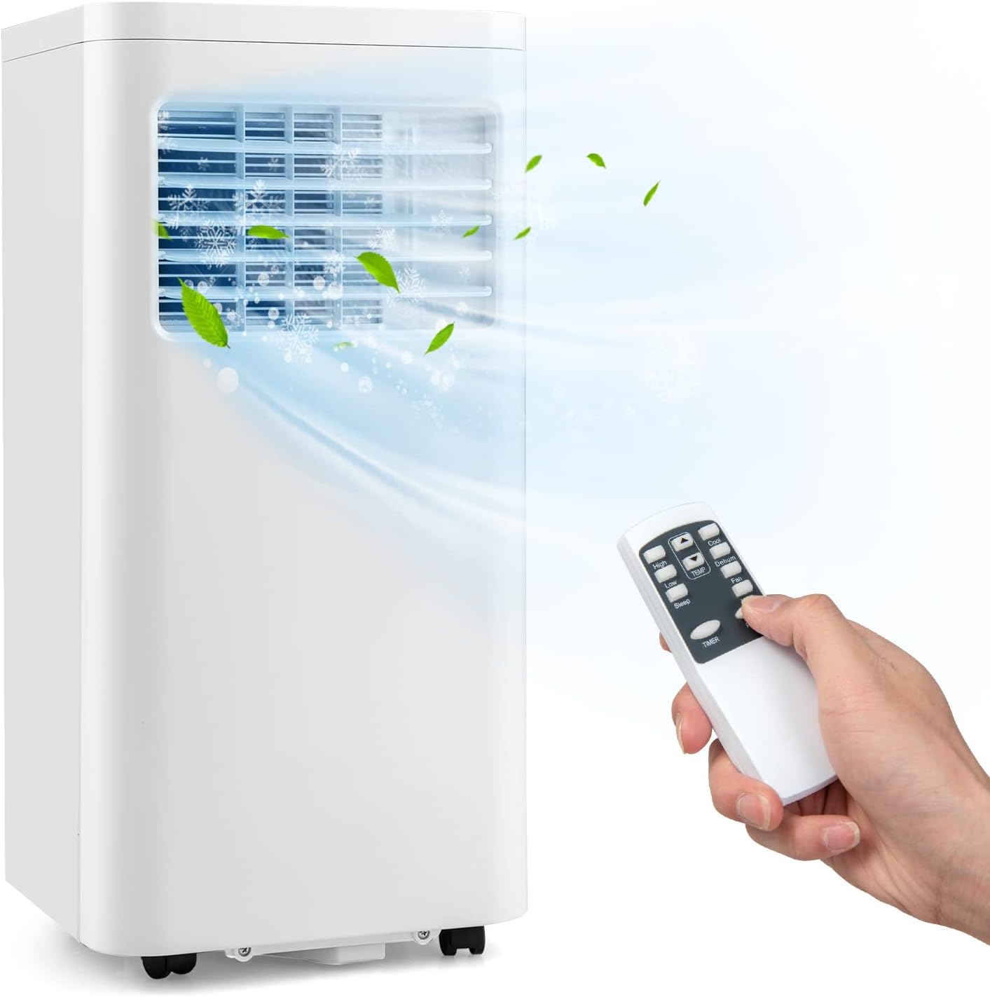 ARLIME 8000 BTU Portable AC: Cools 250 Sq. Ft