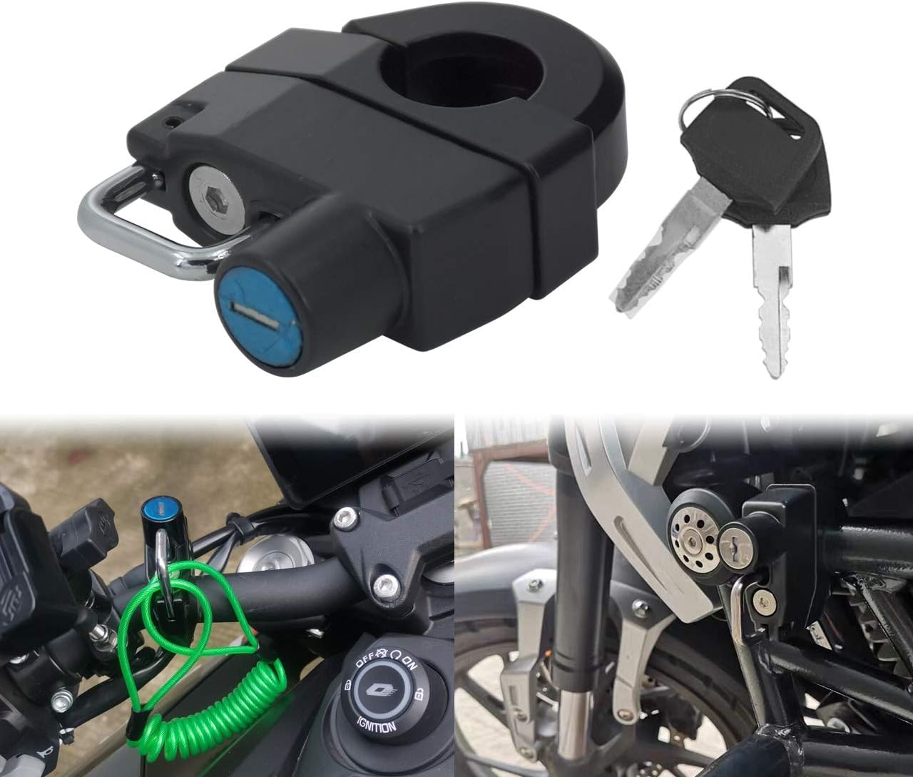 Secure Your Ride: HDBUBALUS Motorcycle Helmet Lock