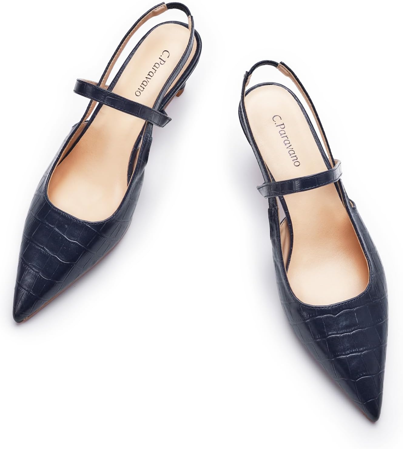 C.Paravano Women's Slingback Flats & Heels - Elegant Comfort
