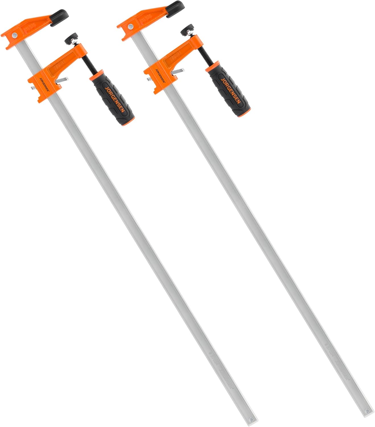 Jorgensen 2-pack Medium Duty Steel Bar Clamp Set for Woodworking