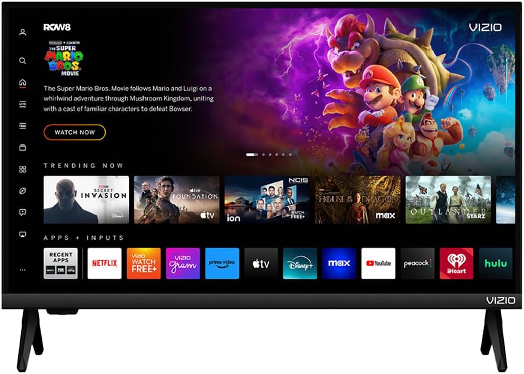VIZIO 24 Inch Smart LED TV with 1080p HD Display and More