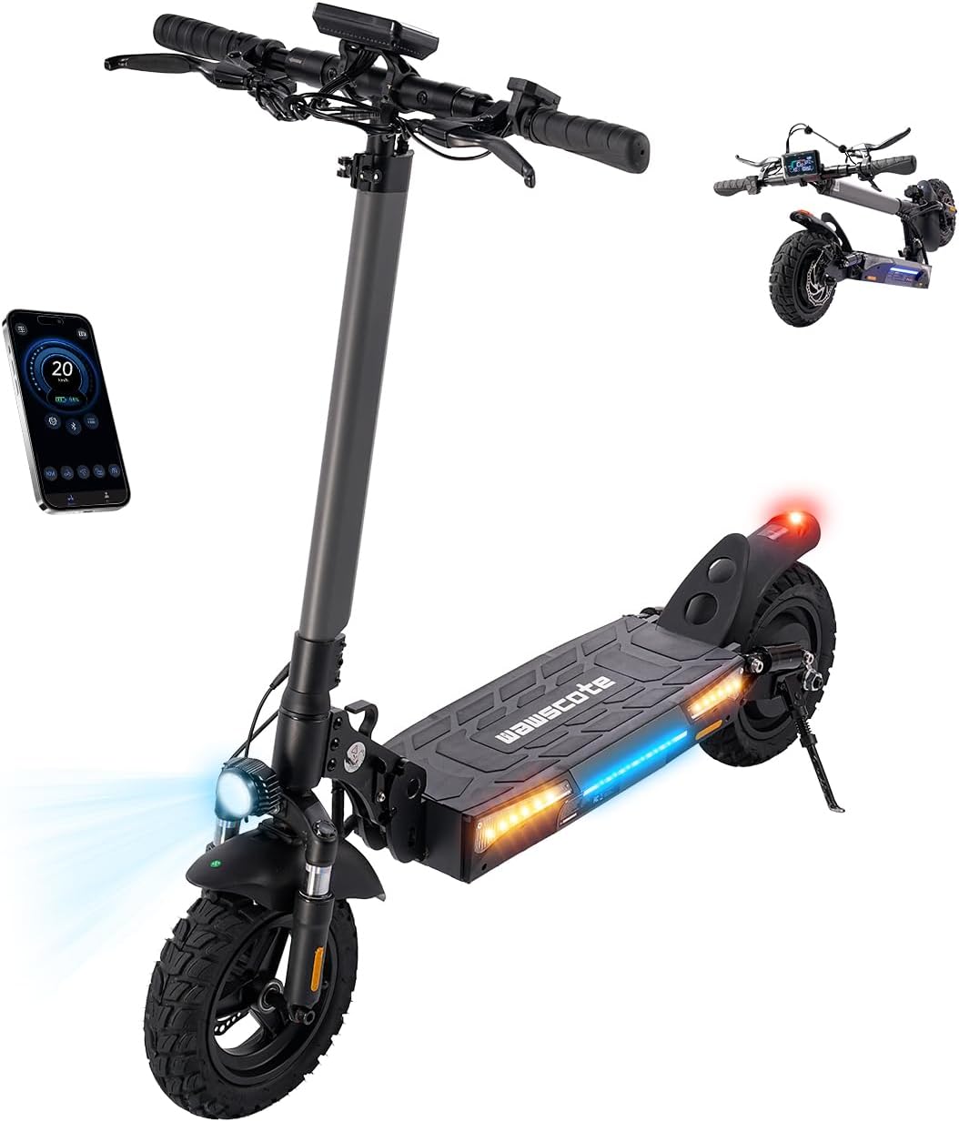 Powerful Electric Scooter with 1500W Motor and 28MPH Speed