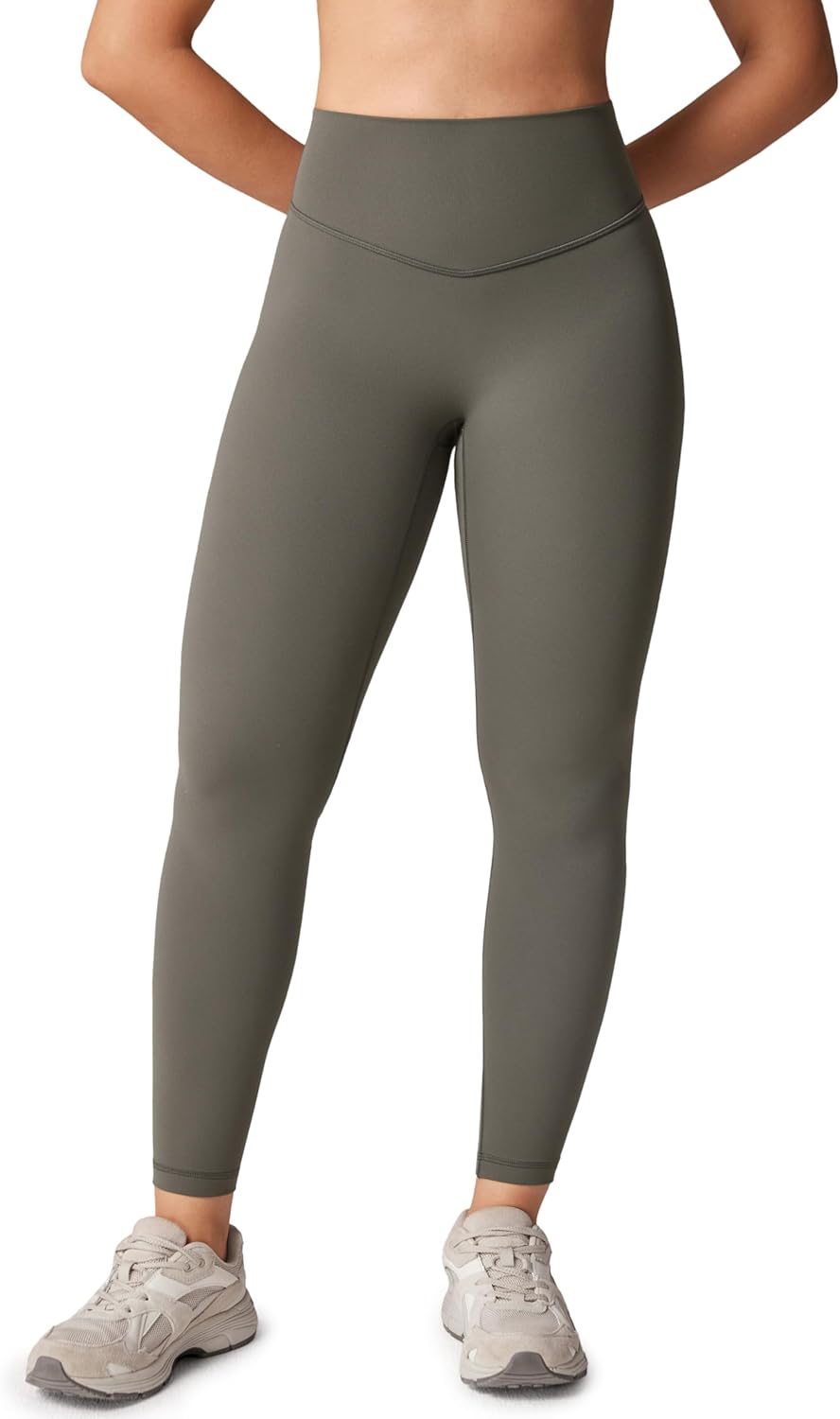 Hugcurve No Front Seam High Waisted Workout Leggings for Women