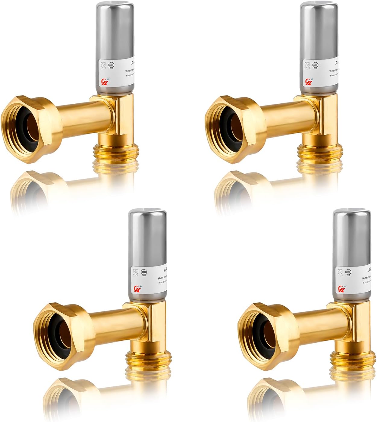 Water Hammer Arrestor for Washing Machine, 3/4 Inch Fittings