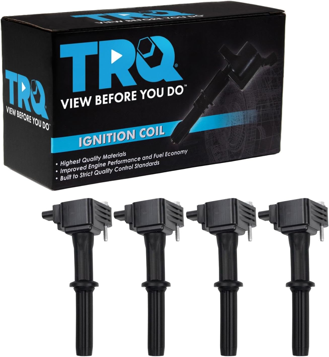 TRQ Ignition Coil Set for 2016-2021 Chevrolet Spark Vehicles