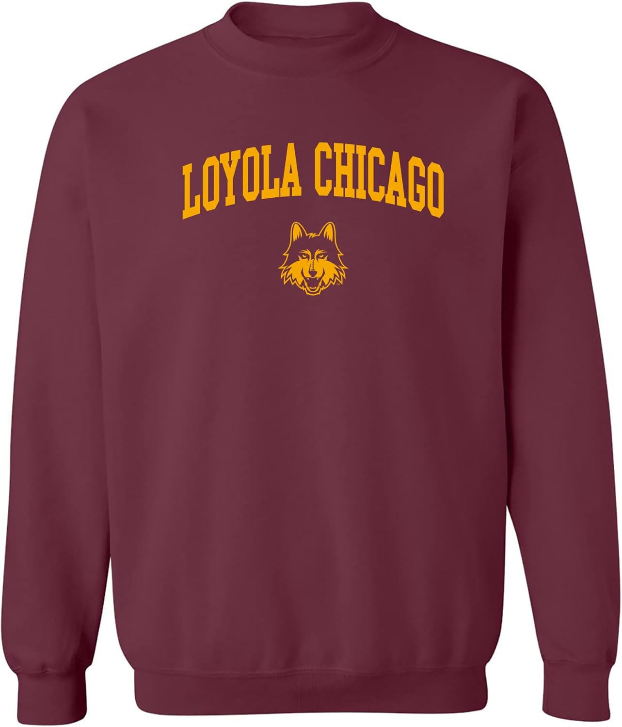 NCAA Arch Logo Crewneck Sweatshirt for Loyola Chicago Fans