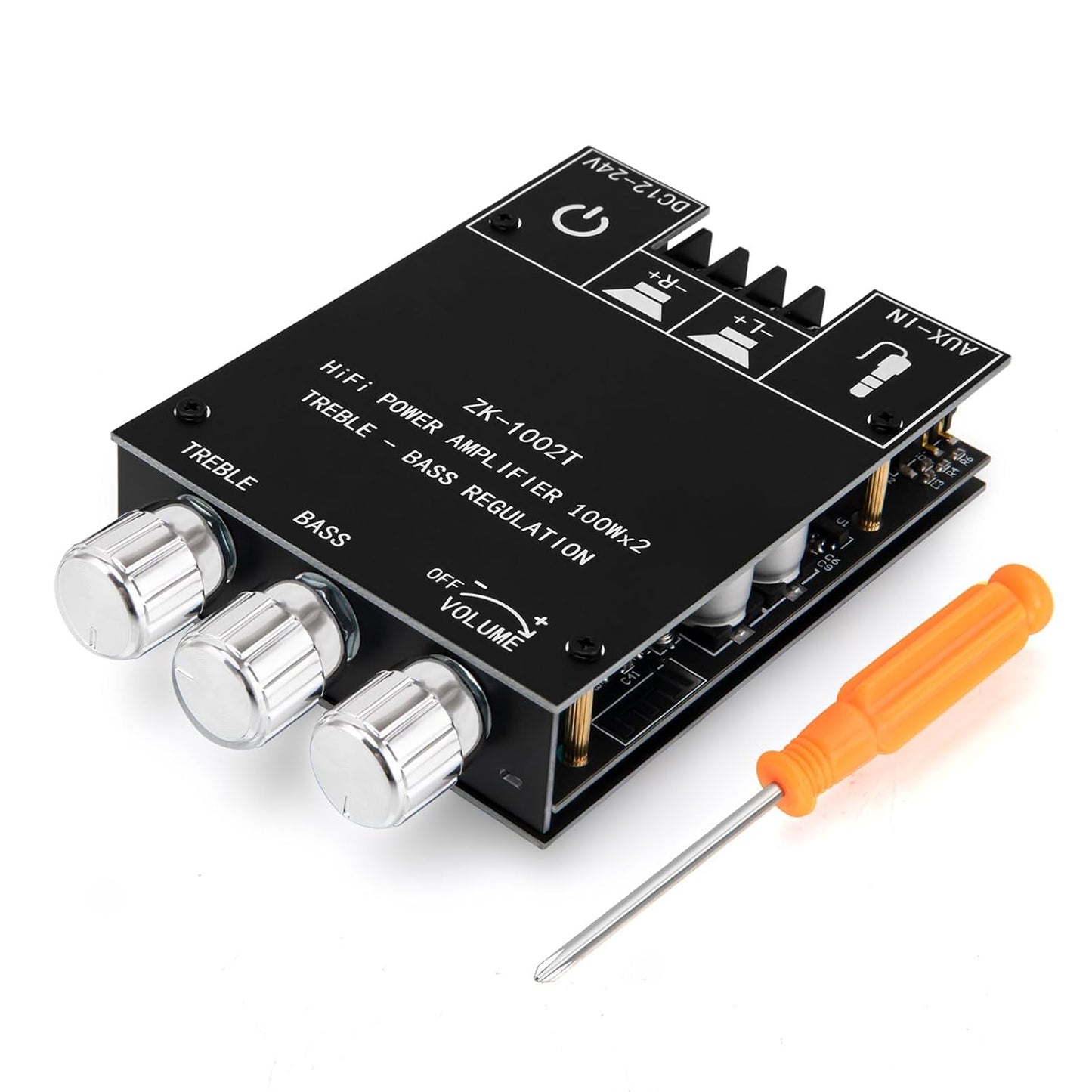 200W HiFi Bluetooth AMP Board, Treble/Bass Control, DIY Speakers