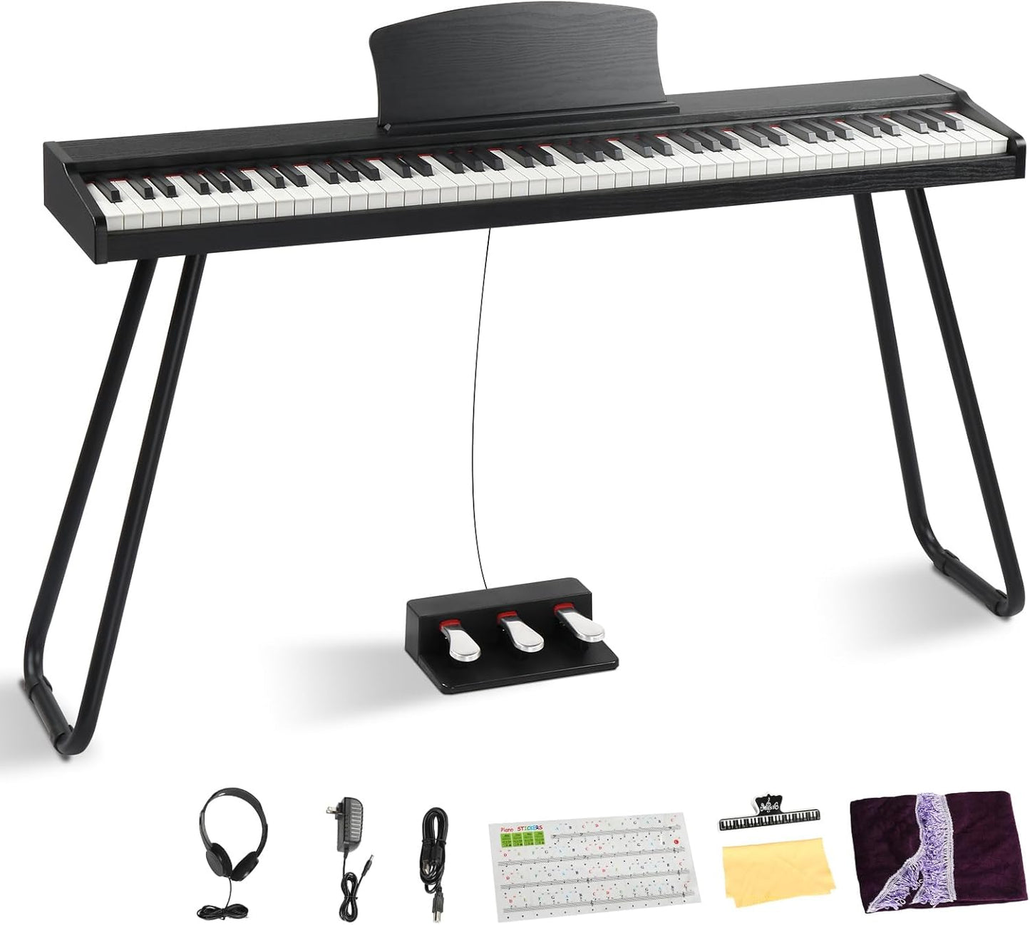 Ktaxon 88 Key Semi-Weighted Keyboard Piano for Beginners