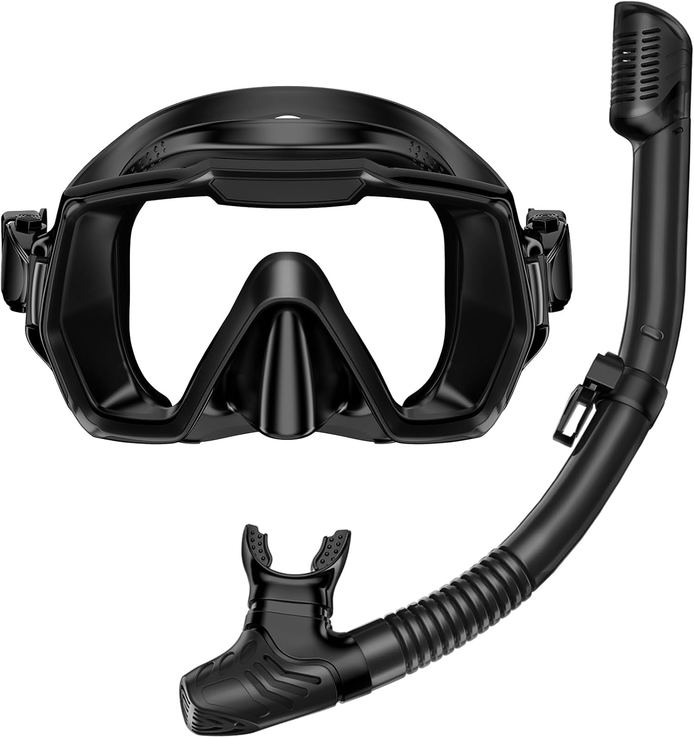 Honlanor Panoramic Anti-Leak Snorkel Set