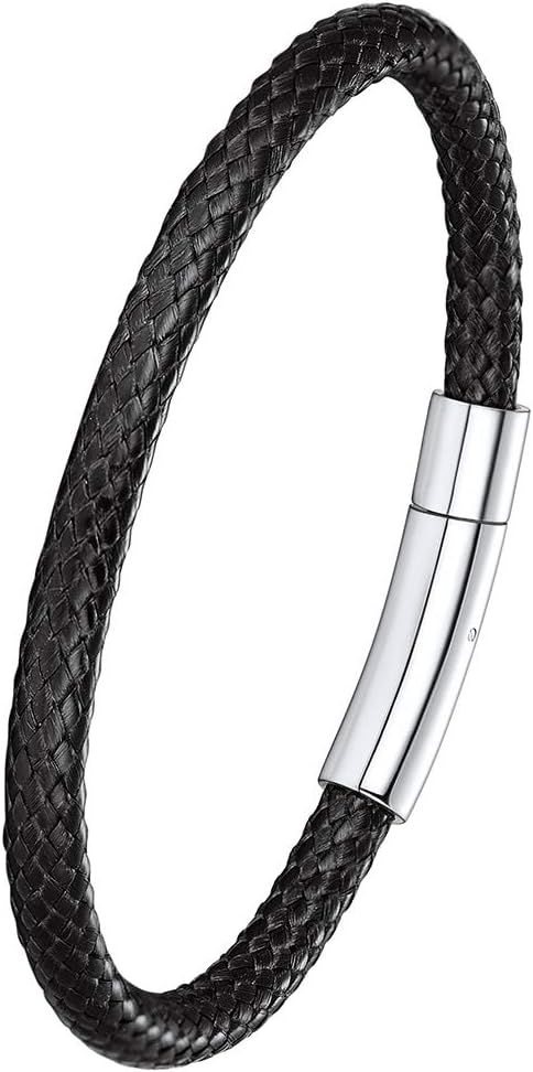Custom Engraved Waterproof Leather Bracelet