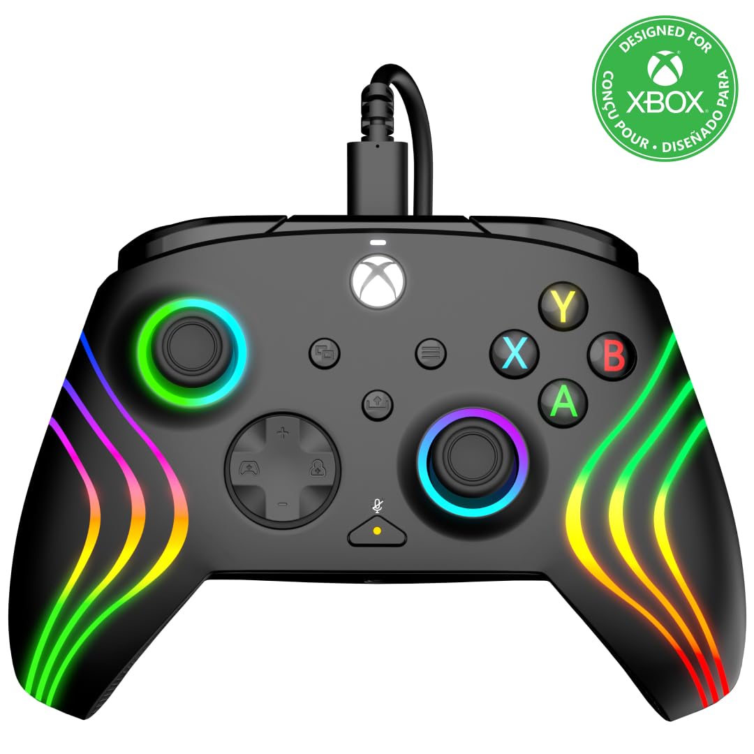 PDP Gaming Afterglow Wave Wired Controller for Xbox Series X|S