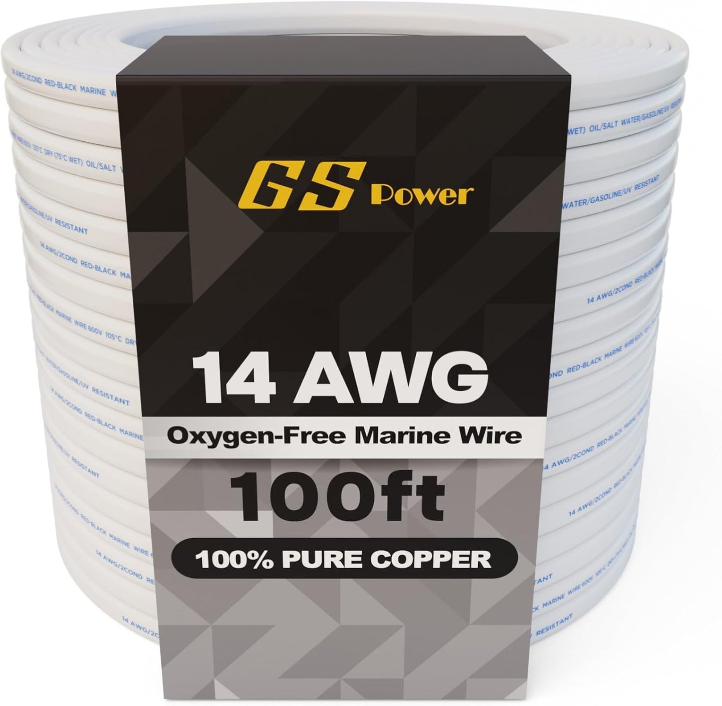 GS Power 100 Ft Duplex Marine Wire for Boat and RV Wiring