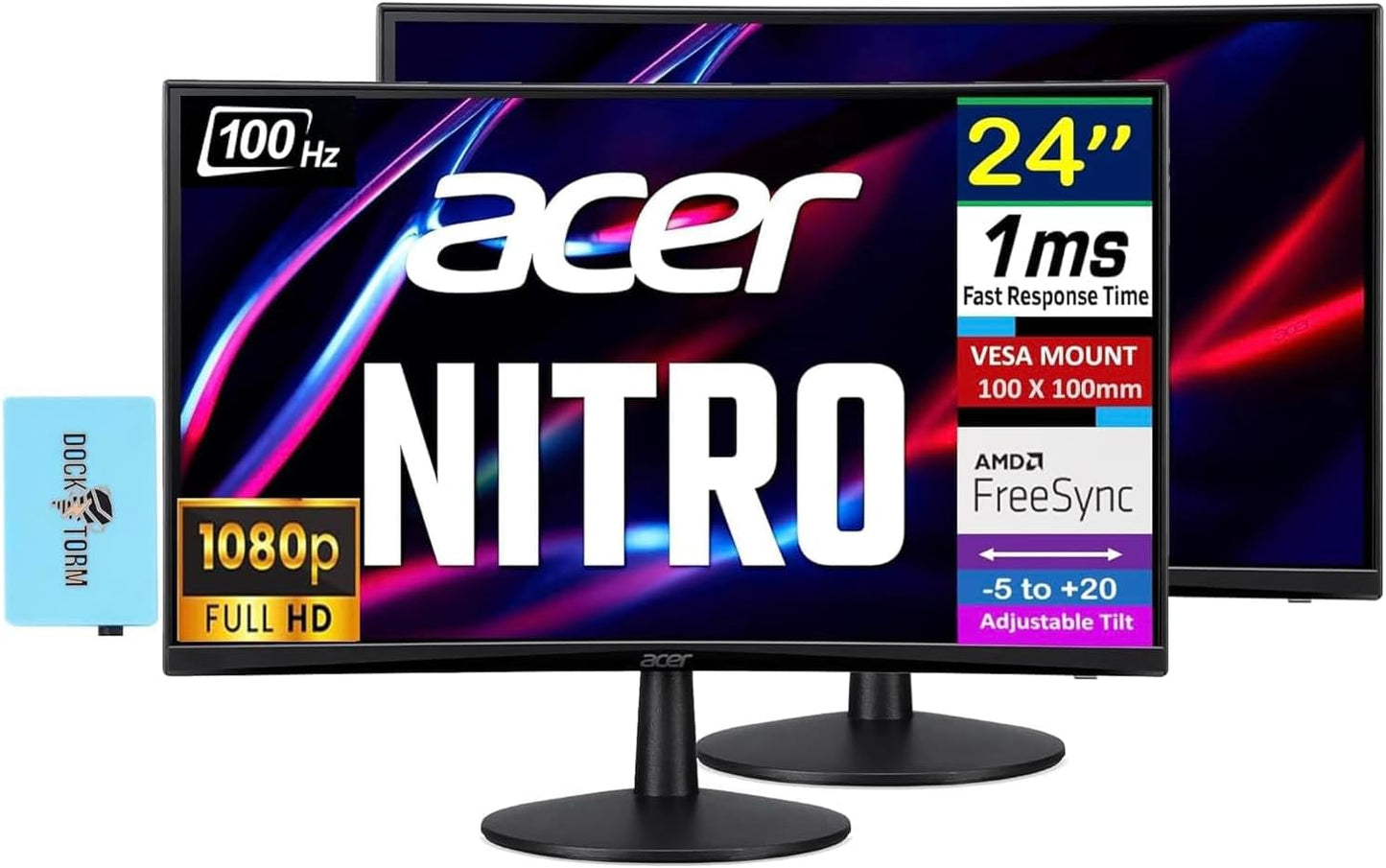 acer Nitro 24 Inch Monitor with FreeSync and 100 Hz Refresh Rate