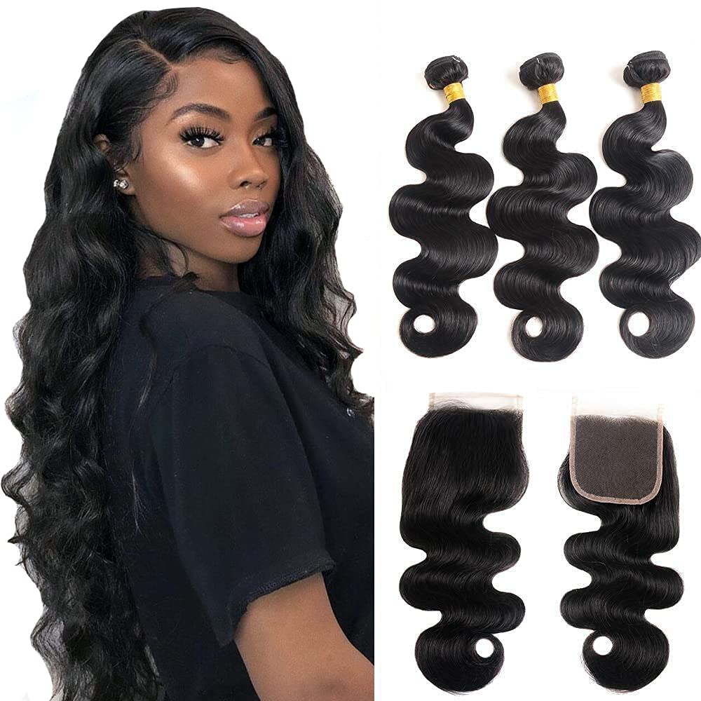 Body Wave 3 Bundles with Closure for Stunning Hair Transformations