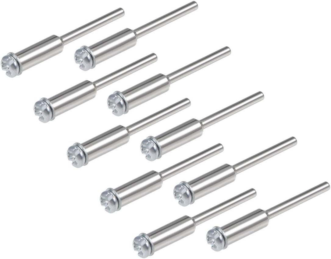 10Pc uxcell Screw Mandrels: Effortless Cutting Disc Holder
