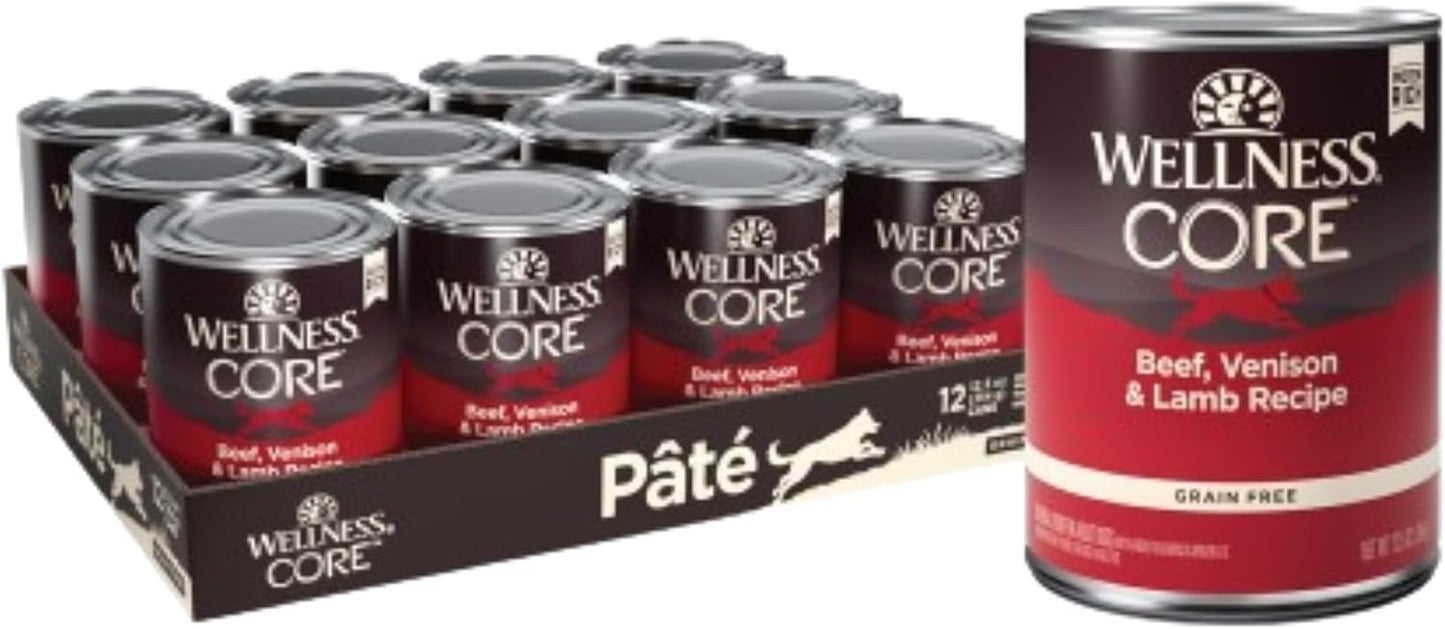 Wellness CORE Natural Wet Grain Free Dog Food for Healthy Pets