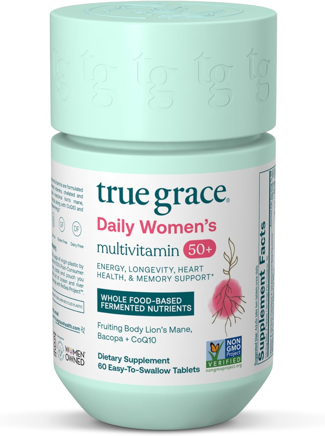 True Grace Daily Womens Multivitamin 50+ for Optimal Health