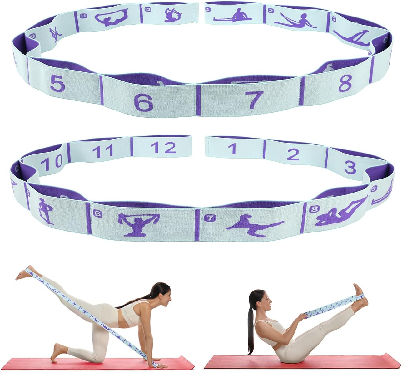 CEILIWEN Elastic Yoga Strap: Maximum Stretch