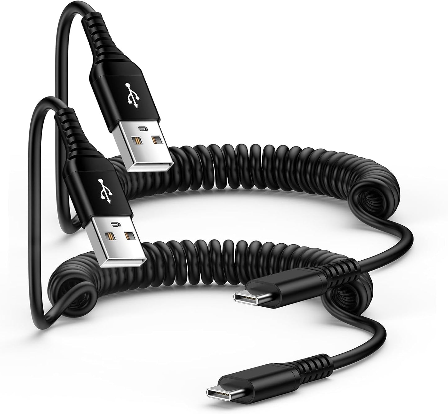Fast Charge on-the-Go with ANDHOT Coiled USB C Cable