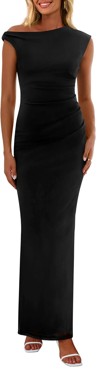 PRETTYGARDEN Women's Summer Maxi Dress for Weddings and Events