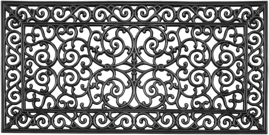 A1HC Natural Rubber Doormat for Heavy Duty Indoor Outdoor Use