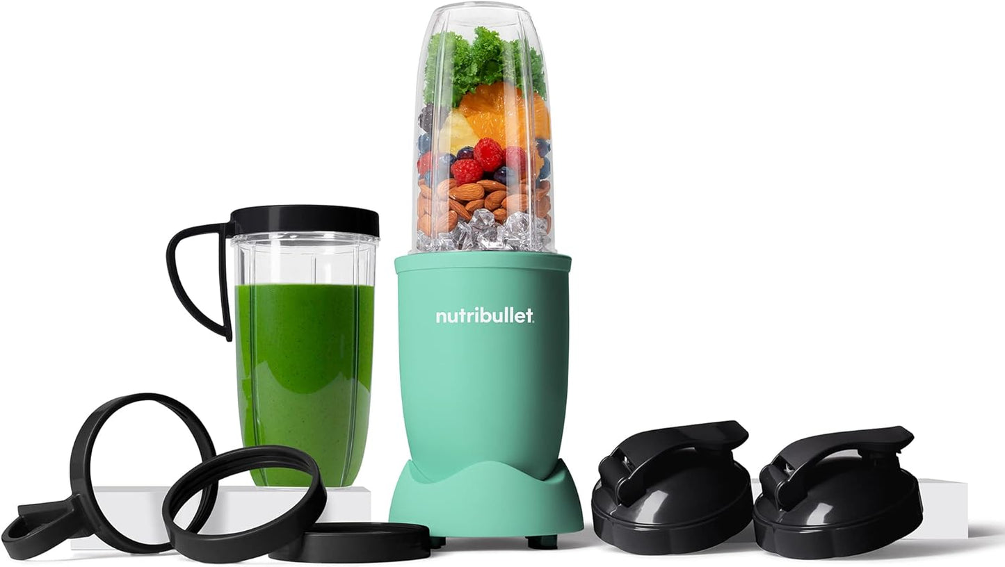 Nutribullet Pro 900W Food Blender in Matte Mint Green for Smoothies
