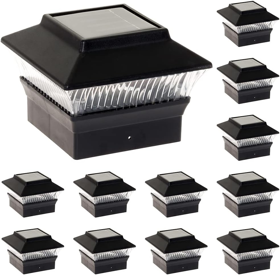 Solar Post Cap Lights for 4x4 Posts - Durable Outdoor Lighting