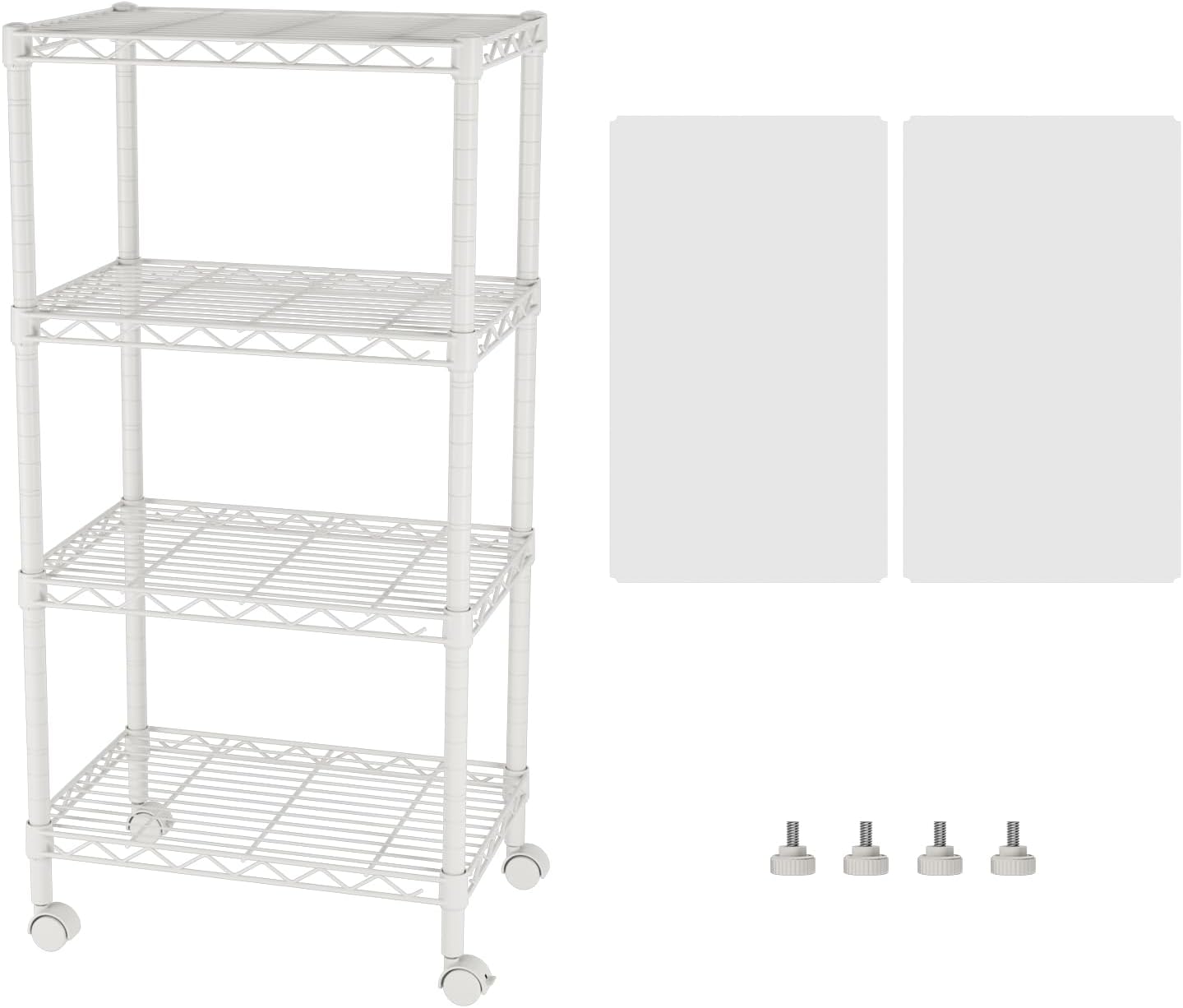 SINGAYE 4 Small Shelves Storage Shelf for Home Organization