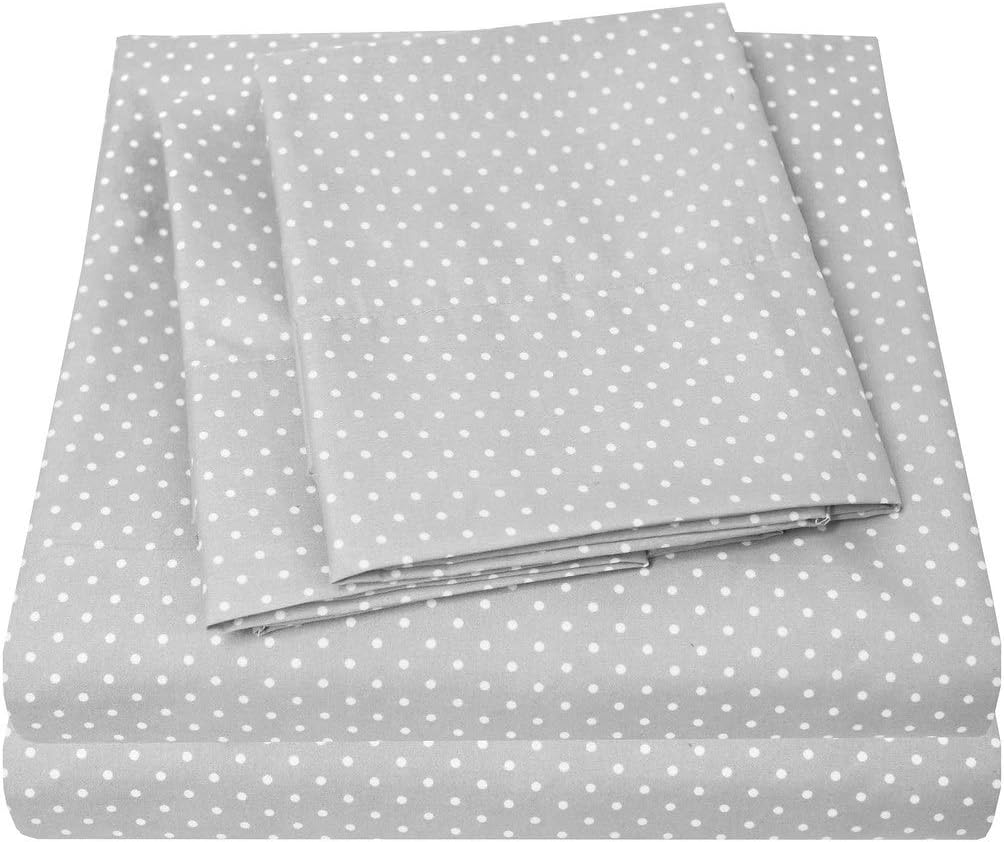 1500 Supreme Collection Queen Sheet Sets in Polka Dot Gray