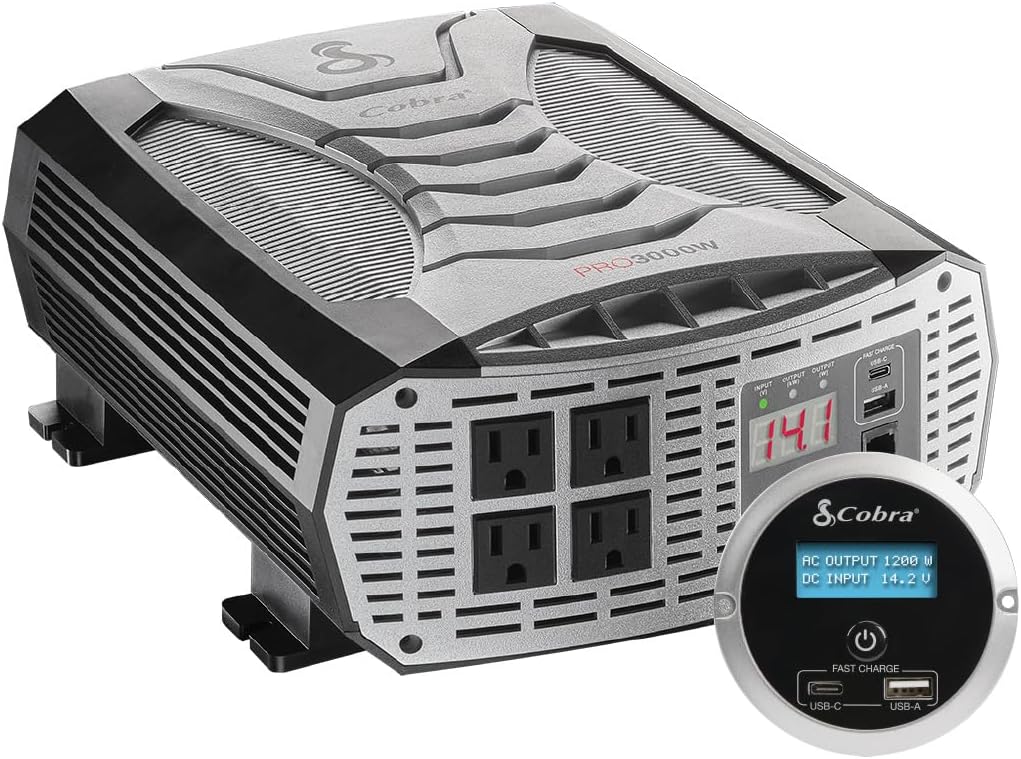 Cobra PRO 3000W Inverter: Power Your Devices Anywhere Safely