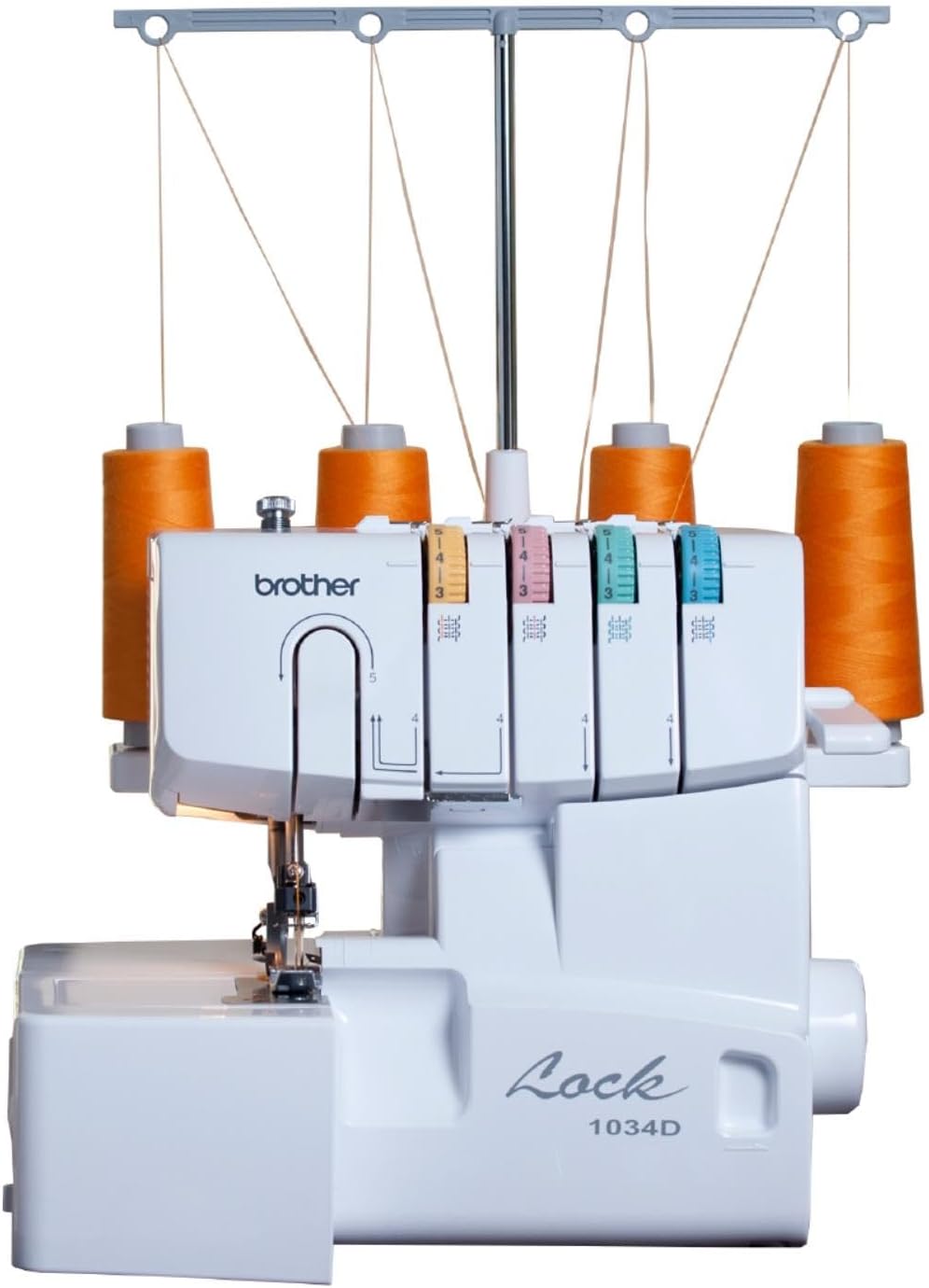Brother 1034D Serger: 1,300 Stitches/min, Heavy-Duty Metal Frame, 3 Feet