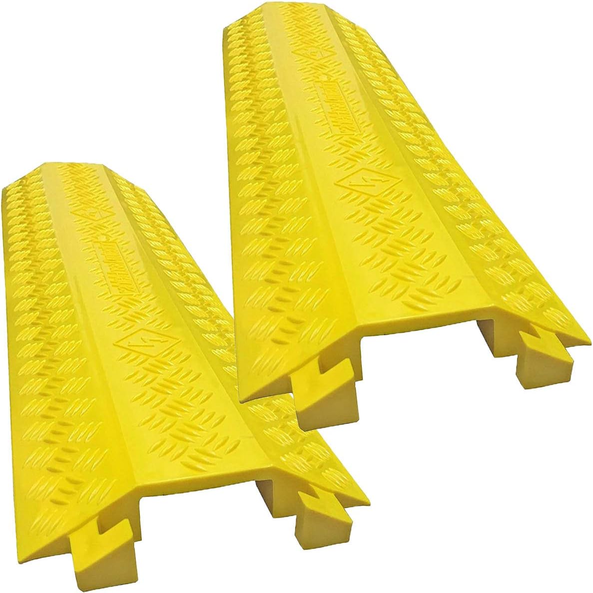 Electriduct Drop Trak Cable Protector - Medium Yellow 2 Pack