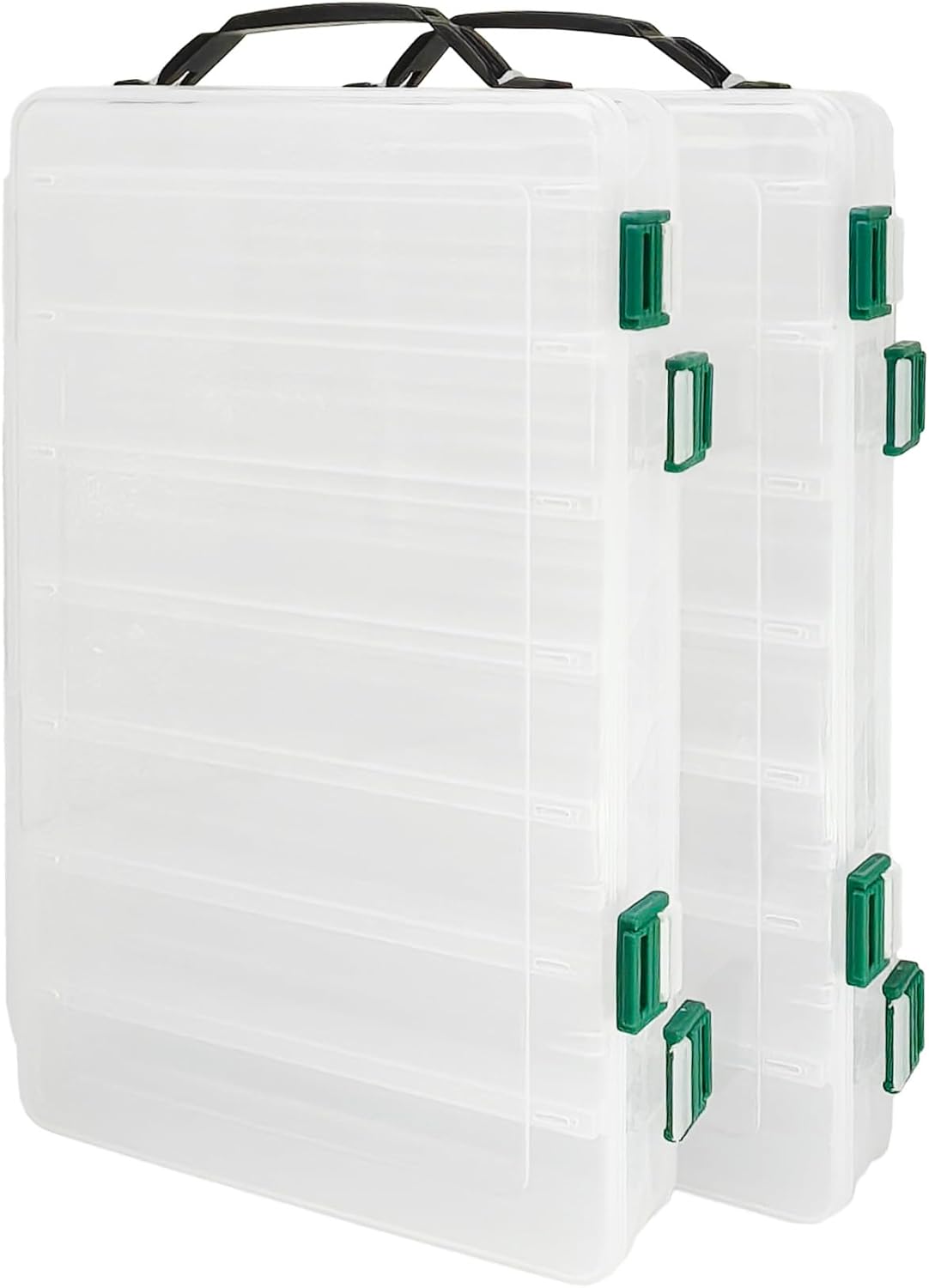 Clear Double-Sided Fishing Lure Box - Organize and Easily Spot Your Baits!