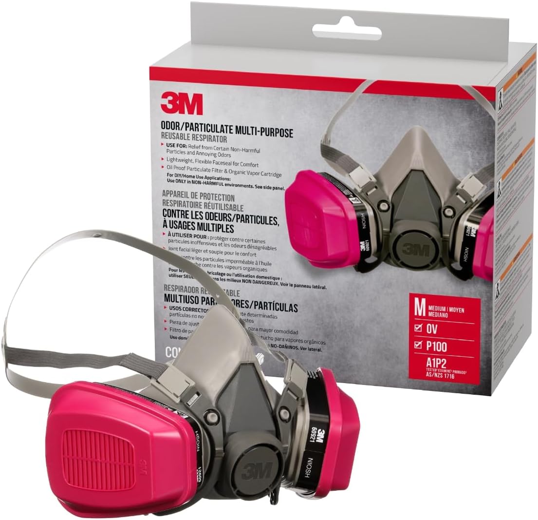 3M P100/OV Multi-Purpose Reusable Respirator for Comfort
