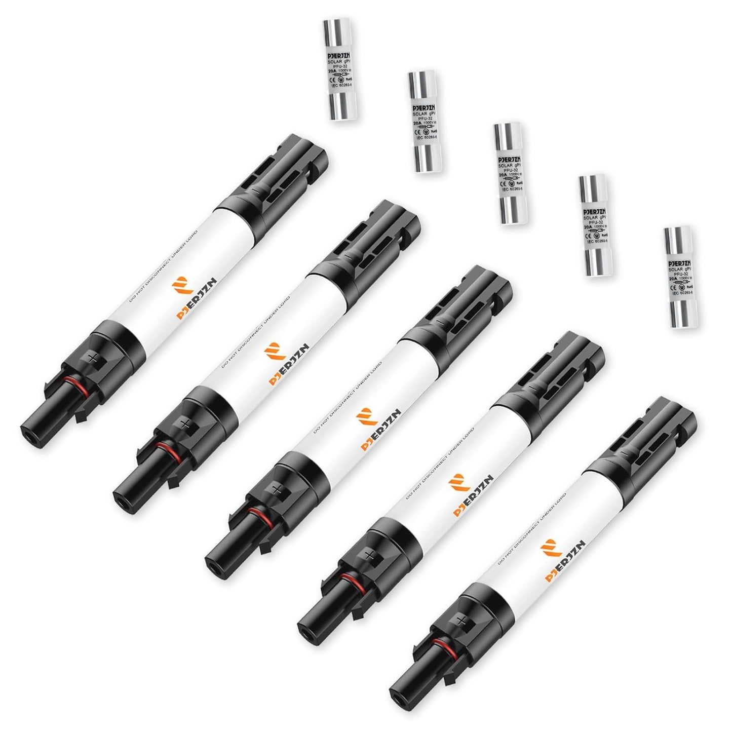 Solar Fuse Holder Inline 20Amp 1000V Waterproof Connector