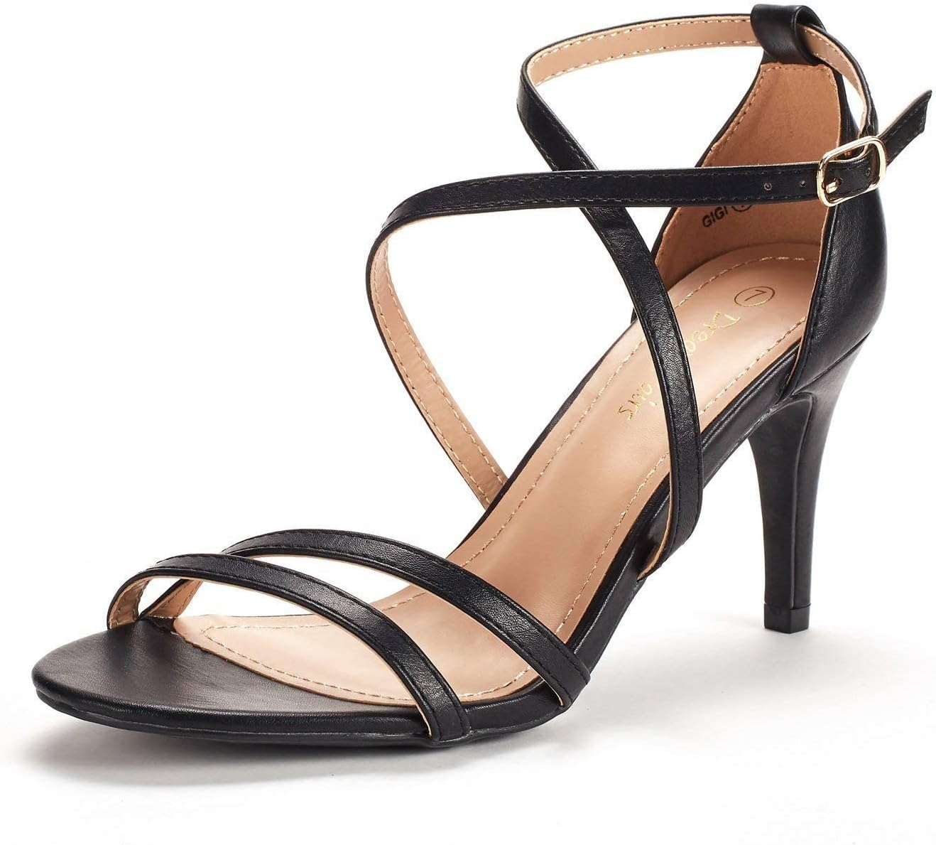 DREAM PAIRS Women's Fashion Stilettos Open Toe Pump Heel Sandals
