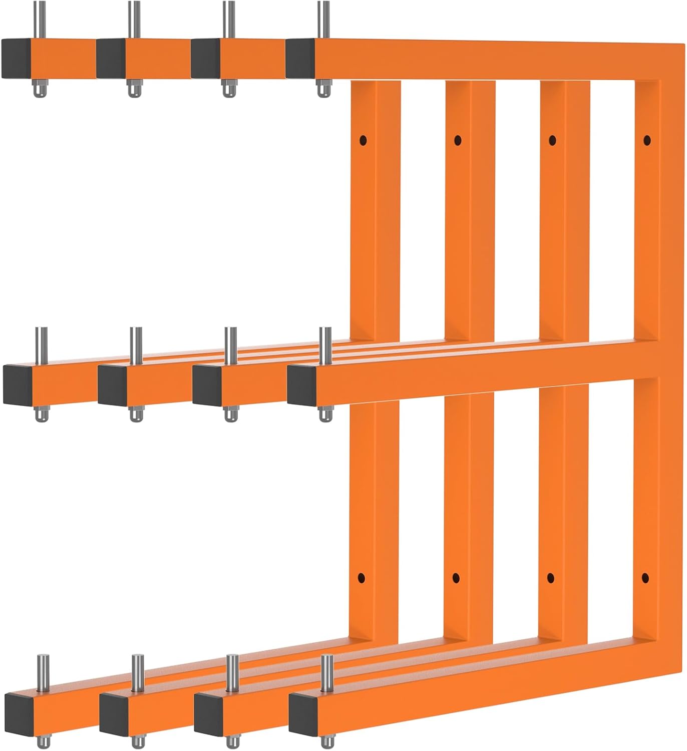 Heavy Duty Wall-Mounted Lumber Rack for Garage Storage Needs