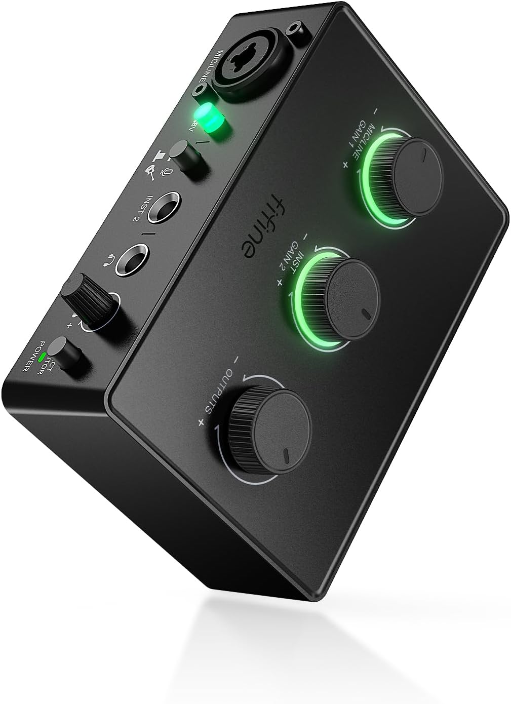 FIFINE PC Audio Mixer for Recording Music and Streaming