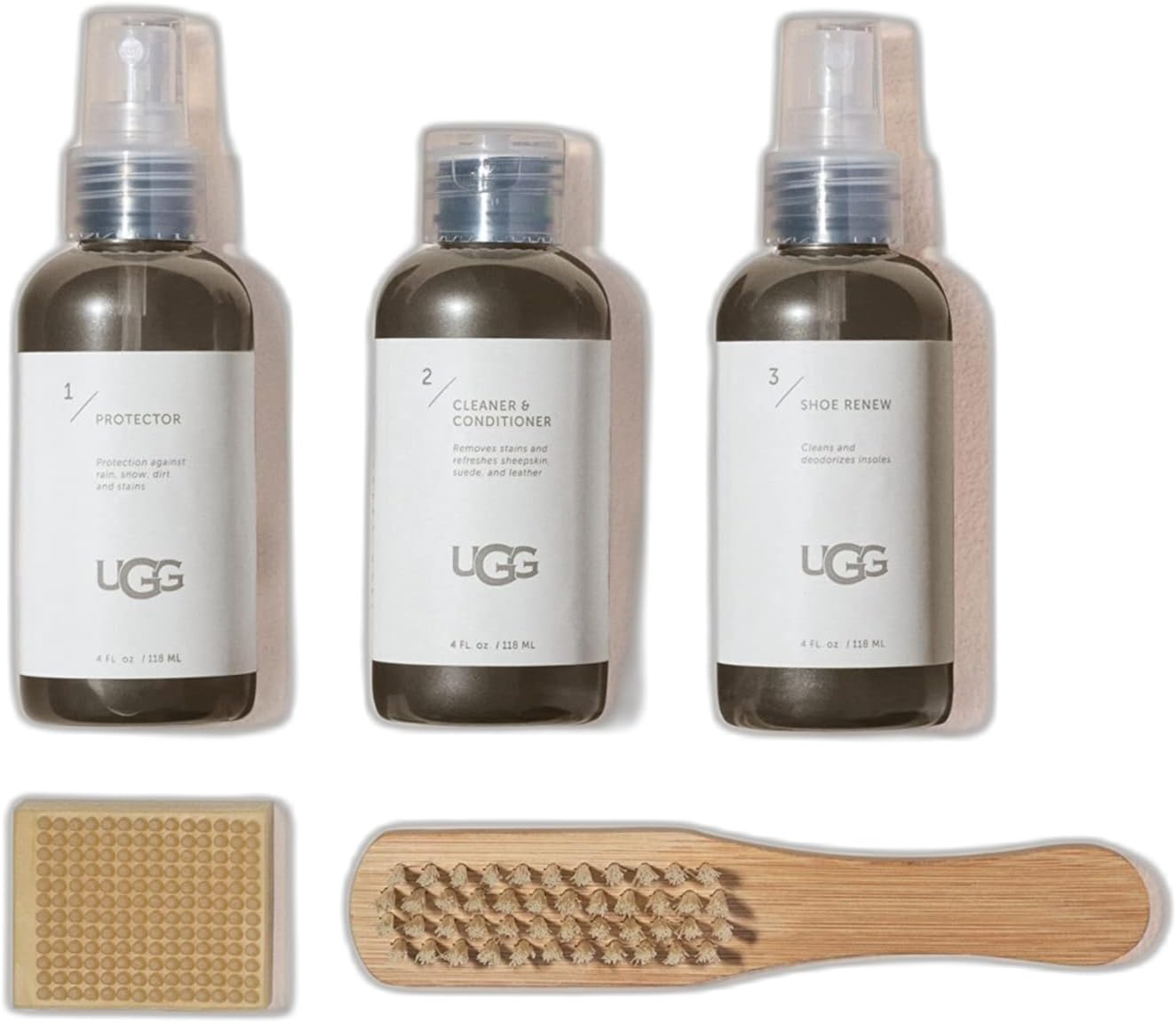 UGG Care Kit Set for Suede: Cleaner, Conditioner, and Brush