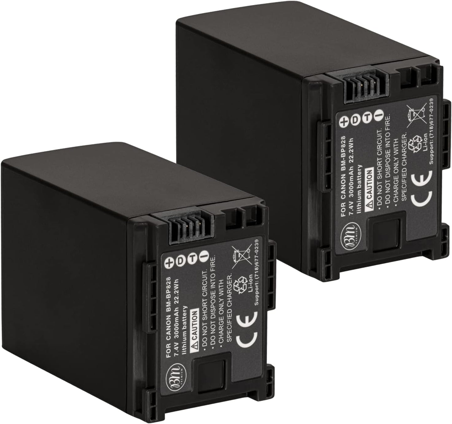 BM 2 BP-828 Batteries for Canon VIXIA Camcorders - Reliable Power