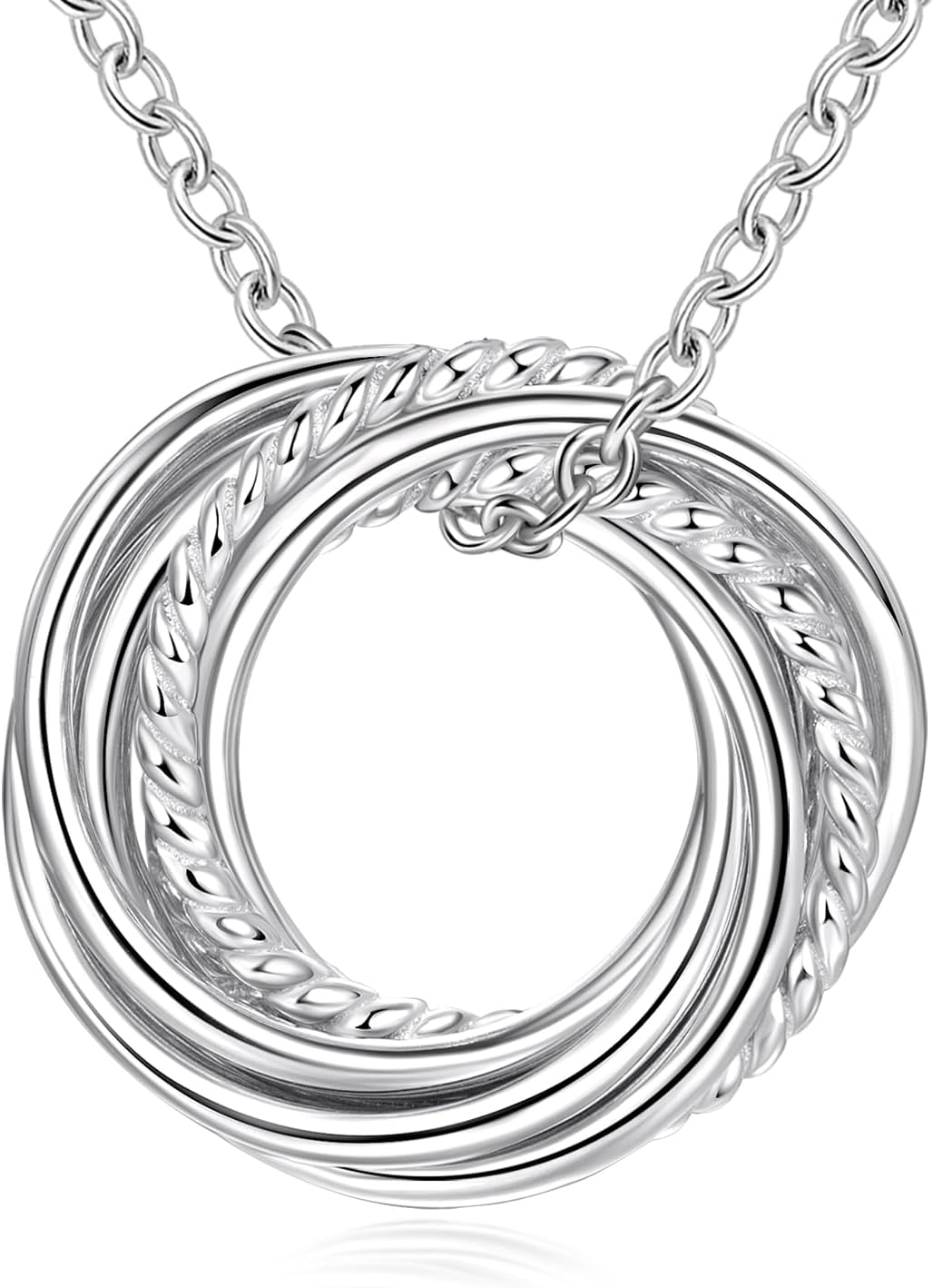 Sterling Silver 70th Birthday Necklace Gift for Women