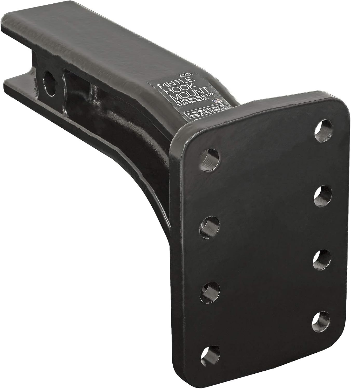 Versatile 3 Position Pintle Hook Mount for 2-1/2 Inch Receiver