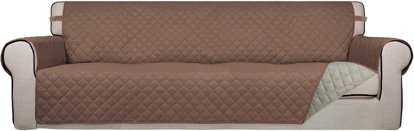 PureFit Reversible Quilted Sofa Cover for Pets and Kids