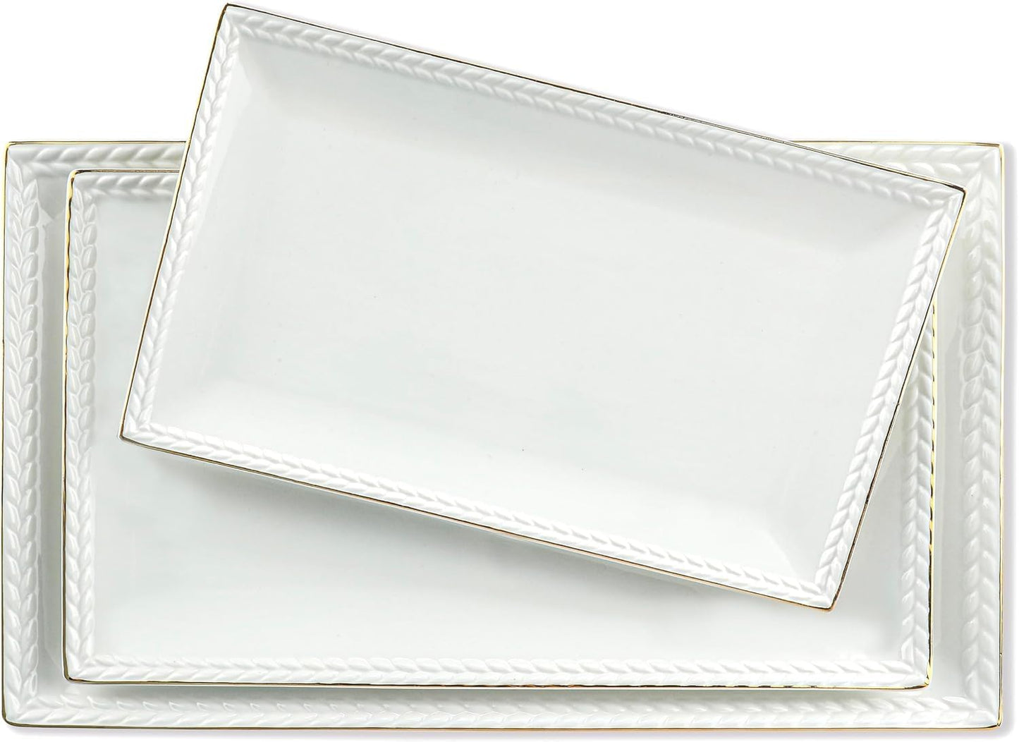 Kassel Ceramic Serving Platter Set for Elegant Entertaining