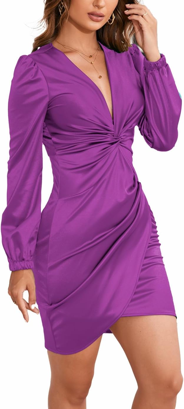 Womens Sexy Ruffle Elegant Bridesmaid Formal Evening Dress