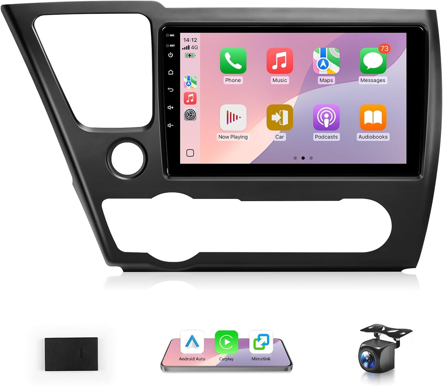 8Core 4G+64G Car Radio for Honda Civic 2013-2017 with Wireless Carplay