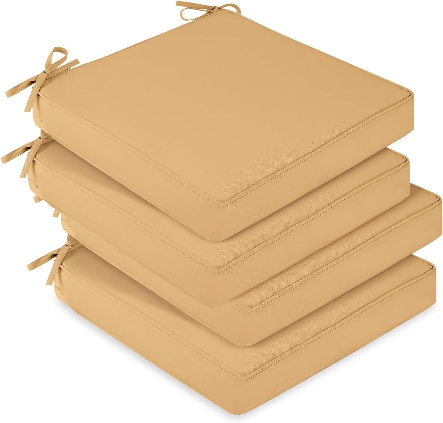Waterproof Outdoor Chair Cushions Set of 4 for Patio Comfort